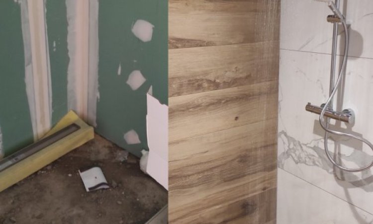 Votre entreprise de plomberie a Roanne à rénové une salle de bain clef en main "votre projet est le notre"